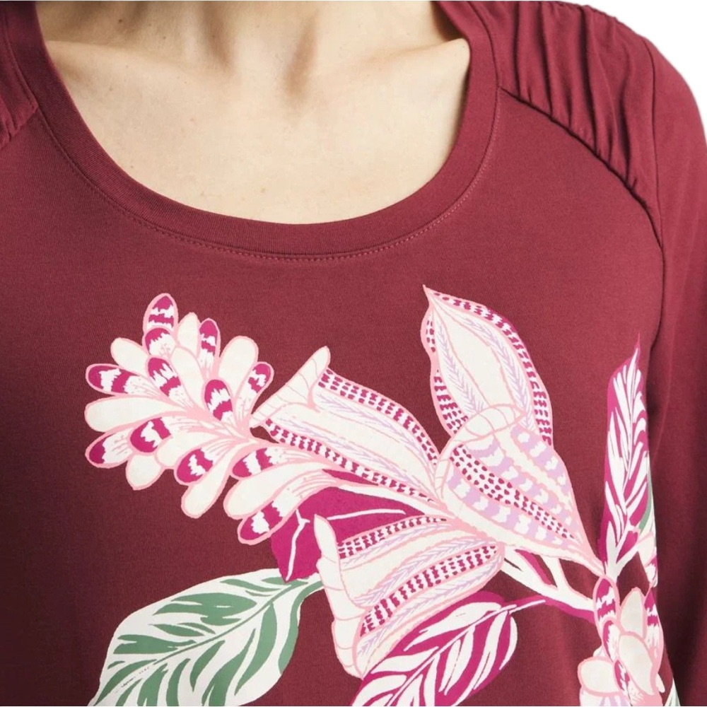17. WOMENS CHICO’S 2/L DETAIL TOP - Picture 2 of 8